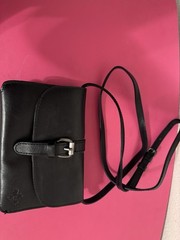 Patricia Nash Torri Crossbody Black Leather Purse