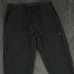Mack Weldon Joggers Mens Medium Tall Gray For Daily Wear Tapered Drawstring