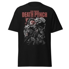 Stakes Five Finger Death Punch – Both Barrels Jumbo Print T-Shirt T-Shirt Black