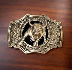 Belt Buckle for Men Western Rodeo Cowboy Solid Brass For Belt 1.5&Prime; (Buckle Only)