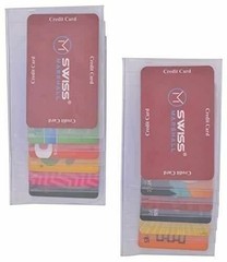 Set of 2 Clear Premium Quality Checkbook Wallet Insert from Swiss Marshall