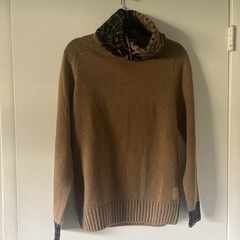 SCOTCH & SODA Jumper Men&rsquo;s SMALL Wool Blend High Neck Pullover Knitted Stretch