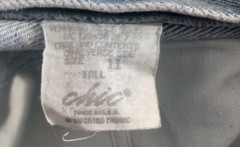 High Waist Vintage Mom Jeans Tapered Size 11 (30 X 32) Chic #52