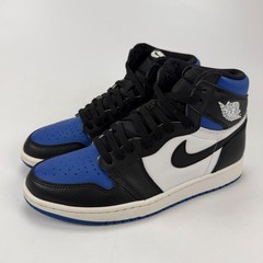 Jordan 1 Retro High Royal Toe Black White Game Royal 555088-041 Mens Size 9.5