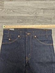 Vintage 80s Orange Tab Levi’s 517 Boot Cut Jeans Dark Indigo Blue Raw 32×29 USA