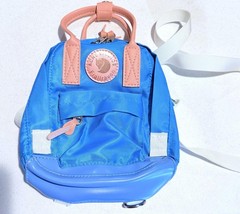 Fjallraven Acne Studios Blue Pink White Limited Edition Crossbody Micro Backpack