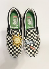 Vans x Skateistan Checkerboard Slip On Shoes Mens 10.5 Used in great condition
