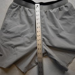 Fabletics Mx6.75&Prime; Gray Fundamental Unlined Athletic Performance Mens Shorts
