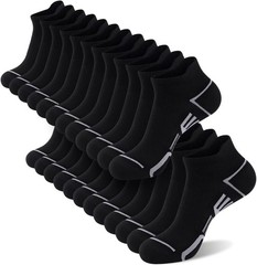 shnn 12 Pairs Mens Ankle Socks Athletic Casual Low Cut Short Socks for Men With