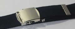 NEW ADJUSTABLE 56&Prime; INCH ASSORTED CANVAS MILITARY WEB UNIFORM BELT CHROME BUCKLE