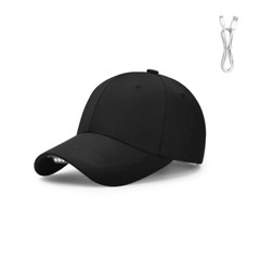 Rechargeable Baseball Cap with Light Adjustable Headlamp Fishing Hat Men Women