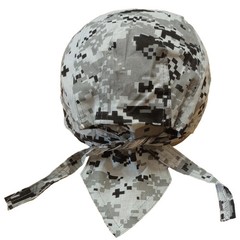 4pc Do Rag Skull Cap Set Camo Cotton Du Head Wrap Paintball /Airsoft Bandana