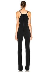 DAVID KOMA Black Chain Cut Out Dress Jumpsuit 2 or 4