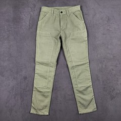 Patagonia Slim All Seasons Hemp Pants Womens 4 Fatigue Green Cargo Straight Leg