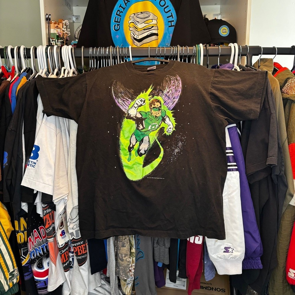 Vintage 1988 DC Comics Green Lantern T Shirt USA Made Fruit Of The Loom Large