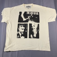 The Last of Us TV Show T-Shirt Men’s XL White Black Graphic Ripple Junction