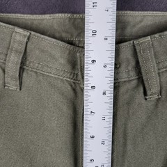 Patagonia Slim All Seasons Hemp Pants Womens 4 Fatigue Green Cargo Straight Leg