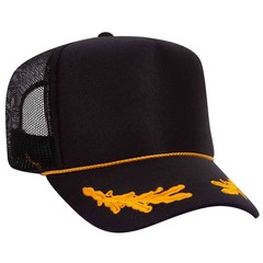 OTTO CAP 39-162 Unisex Cap 5 Panel High Crown Mesh Back Trucker Hat