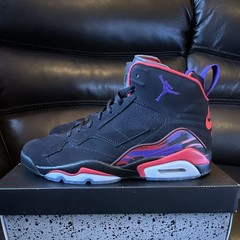 Jordan MVP Men&rsquo;s Mid Top Basketball Sneakers Black/Red/Purple DZ4475-005