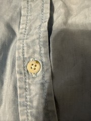Mossimo Large Chambray Light Blue Button Shirt 100% Lyocell 2015 Relaxed Fit