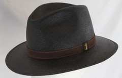Borsalino Marco Panama Black w/Leather Hatband – Limited Edition
