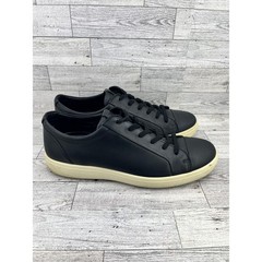 ECCO Soft 7 Sneakers Black Leather Lace Up Men&rsquo;s EU 43 US 9-9.5 Casual Comfort