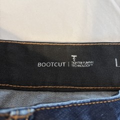 Lane Bryant Womens High-Rise Bootcut Denim Jeans Sz 20 Short Tighter Tummy Tech