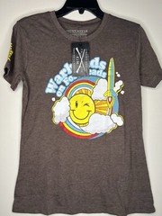 Grunt Style Warheads On Foreheads T Shirt L Brown NEW WITH TAGS