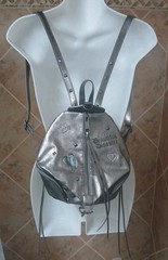 NWOT-BEAUTIFUL DISASTER Mini Backpack-Metallic Bronze